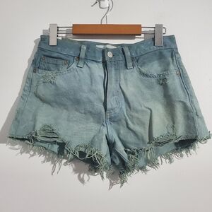 Denim Forum Jean Shorts Size 25 The Ex Boyfriend Indie Sleaze Western Festival